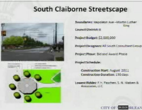 Claiborne streetscape