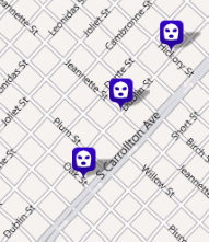 dublin robberies map