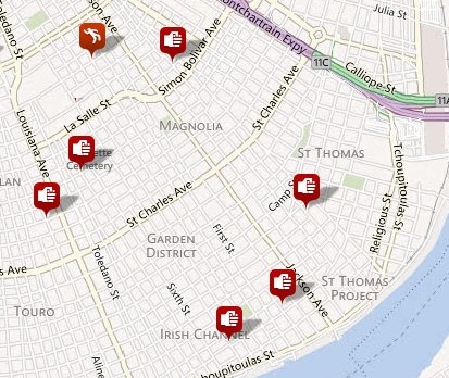 6th district shootings map-001