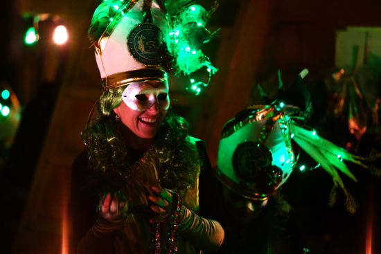 Krewe of Muses Council Produce float. (Sabree Hill, UptownMessenger.com)