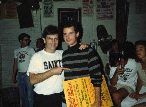 Jimmy with The Cold Bassist, Voice of Mr. Hands, and brother of Ellen Degeneres