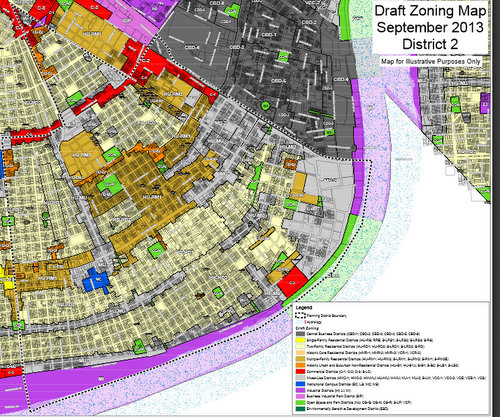 zoning map new orleans Major Developments To Receive Additional Design Scrutiny Under New zoning map new orleans