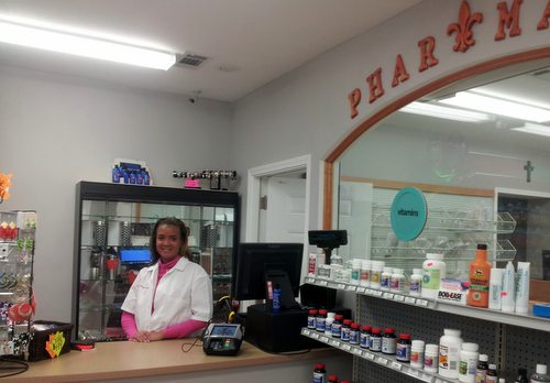 Dr. Lishunda Franklin at Crescent City Pharmacy. (Robert Morris, UptownMessenger.com)