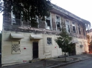 The First Spanish-American Baptist Church building at 1824 Sophie Wright Place, photographed in December 2013. (UptownMessenger.com file photo by Robert Morris)