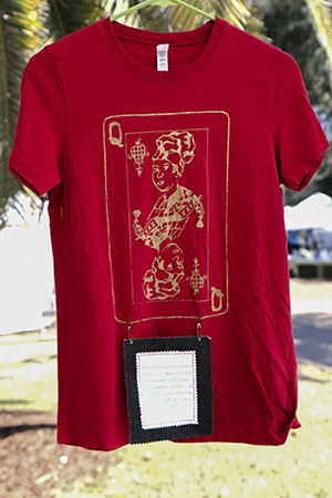 Marie Laveau T-shirt by inexplicable confetti. All Inexplicable Confetti are handmade in uptown New Orleans.