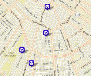 (map via NOPD)