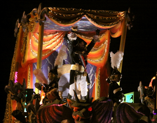 The Krewe d'Etat dictator. (Robert Morris, UptownMessenger.com)