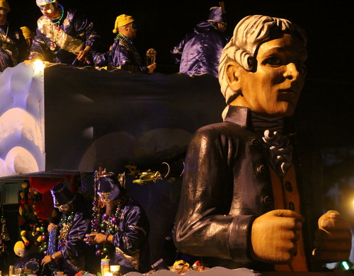 The Morpheus Jefferson Avenue float. (Robert Morris, UptownMessenger.com)