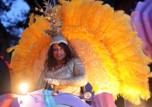 One of the Oshun "Goddesses of Wealth." (Robert Morris, UptownMessenger.com)