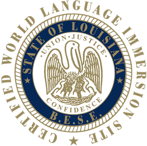 The Board of Elementary and Secondary Education seal of excellence (via International School of Louisiana)