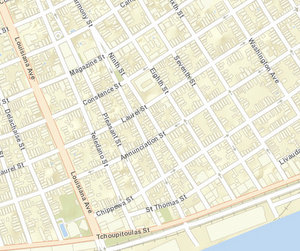 The 800 block of Toledano (via NOPD)