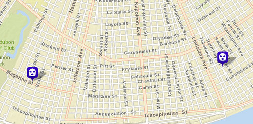 (map via NOPD)