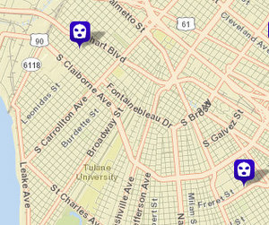 (map via NOPD)