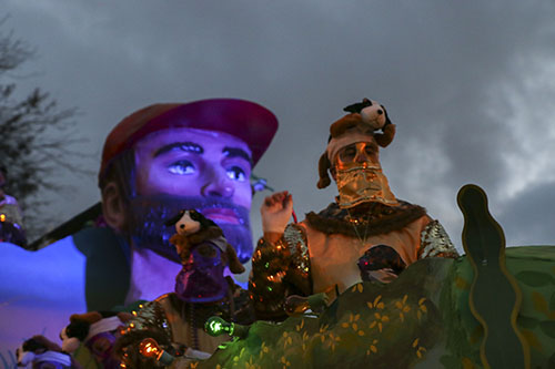 Hunting Dogs float, Bacchus 2014. (Zach Brien, UptownMessenger.com)