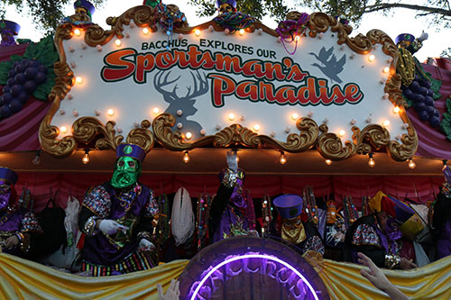 Bacchus Explores Sportsman's Paradise (Zach Brien, UptownMessenger.com)