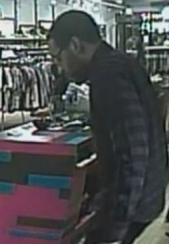 An image of a robbery suspect from the Denver Police Department. (via NOPD)