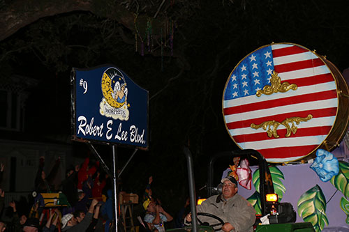 Morpheus' tribute to Robert E. Lee blvd.
