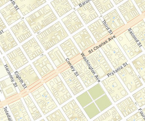 Conery Street at St. Charles Avenue (via NOPD)