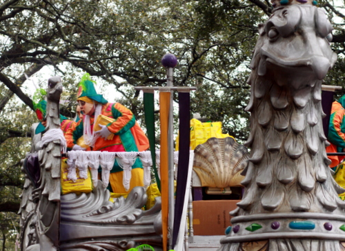 The Rex "Royal Barge" float. (Robert Morris, UptownMessenger.com)