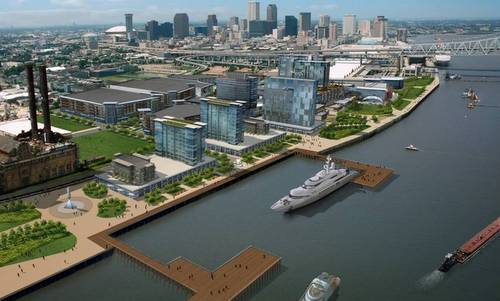 A rendering of the upriver expansion of the Ernest N. Morial Convention Center (via mccno.com)