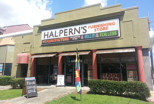 Halpern's Furnishing Store on St. Charles Avenue. (Robert Morris, UptownMessenger.com)