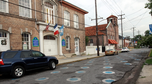 Ecole Bilingue on General Pershing Street. (Robert Morris, UptownMessenger.com)