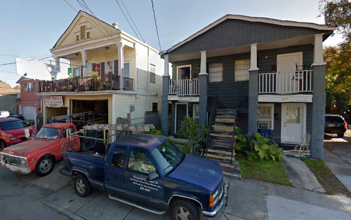 The two houses involved in Wednesday night's fire as they appeared in December 2013. (via Google maps street view)