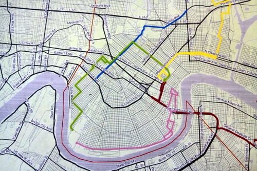 New Orleans Bus Route Map Newly restored Carrollton bus route to run from South Claiborne 