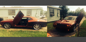 Police have recovered the St. Anthony Street victim's stolen Dodge Challenger. (image via NOPD)