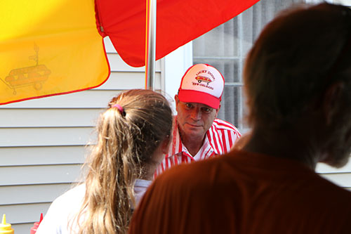 Free lucky dogs were also provided. (Zach Brien, UptownMessenger.com)