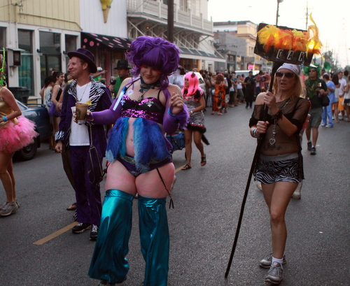 Scenes from the Krewe of Oak parade Saturday. (Robert Morris, UptownMessenger.com)
