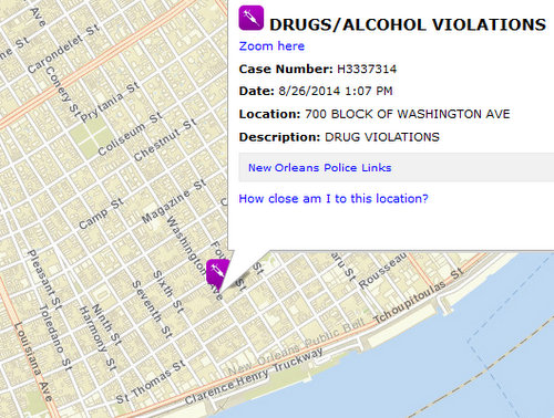 (map via NOPD)