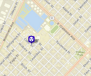Robbery reported on Cohn Street on Saturday afternoon. (map via NOPD)