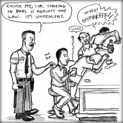 (Cartoon by Owen Courreges)