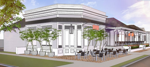 A rendering by Studio WTA architects of the redevelopment planned for the corner of Nashville and Magazine. (via nola.gov)