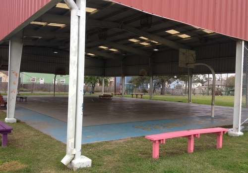 An undated photo of the basketball court at Evans Playground on LaSalle Street. (via Kaboom.org)