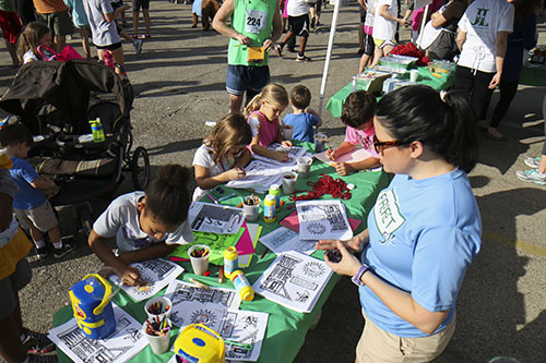 Children's activities were also available. (Zach Brien, UptownMessenger.com)