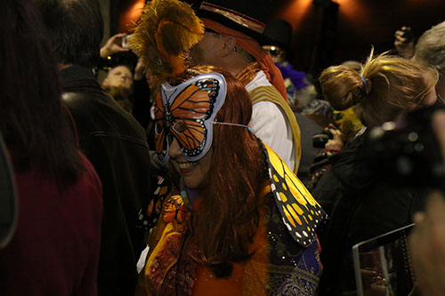 Carnival season is the time of year for masked revelry. (Zach Brien, UptownMessenger.com)
