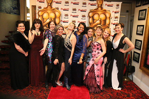The contestants in the "glam" competition. (Zach Brien, UptownMessenger.com)