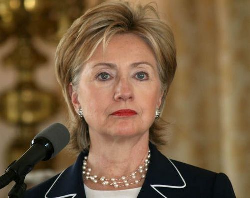 Former Secretary of State Hillary Clinton in a 2009 trip to Haiti. (via state.gov)