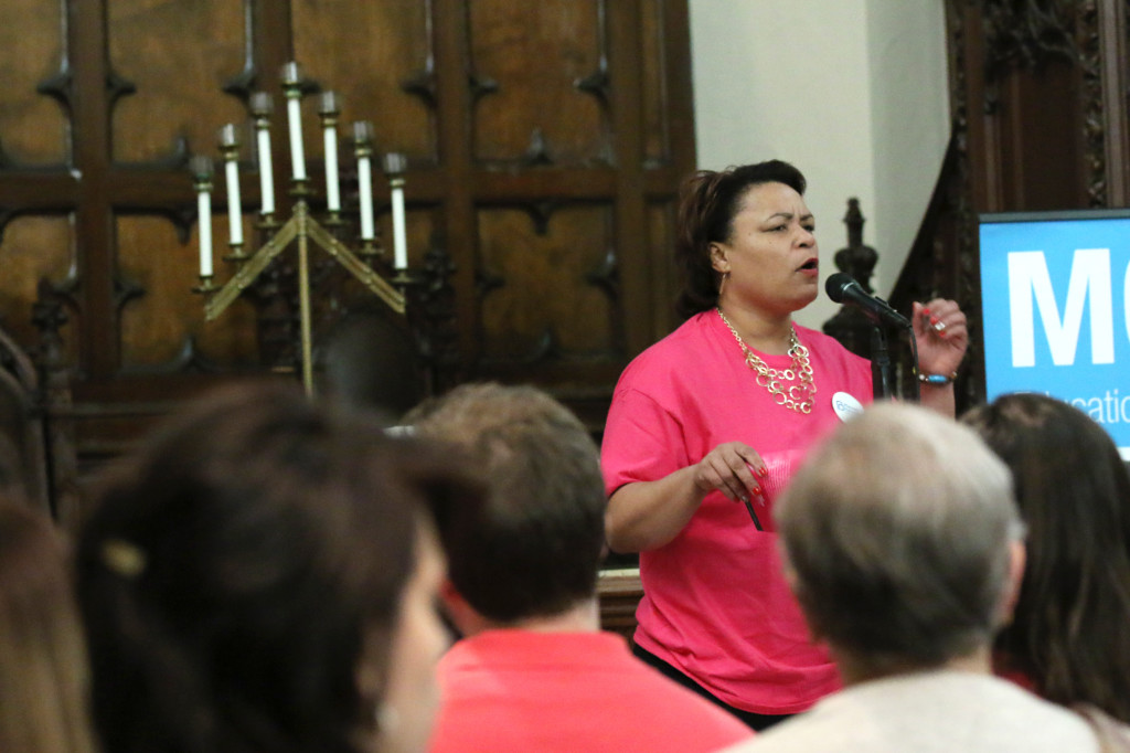 Councilwoman LaToya Cantrell spoke passionately about the need for Planned Parenthood. (Zach Brien, UptownMessenger.com)