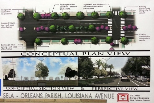 The plan for Louisiana Avenue.