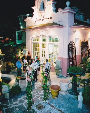 The opening party for French Fountains in 2003. (photo courtesy of Michelle LeBlanc Fine)