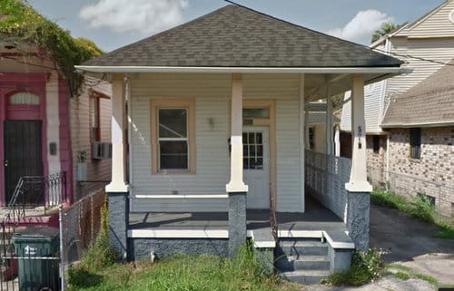The house at 5021 Annunciation (April 2015 photo via Google Maps)