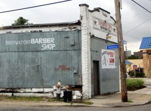 The Innovators Barber Shop on South Claiborne Avenue was robbed at gunpoint in late October. (Robert Morris, UptownMessenger.com)