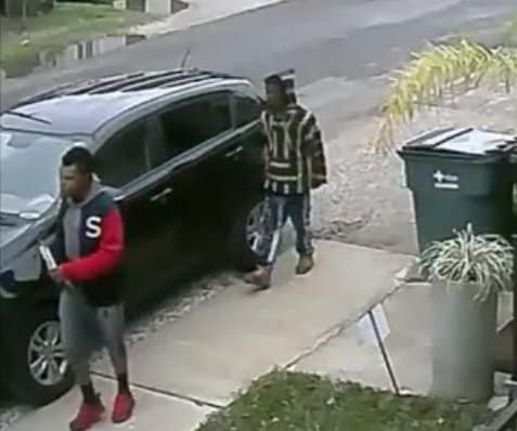 A still image from the video of the March 24 burglary of a vehicle in the 3900 block of Annunciation Street. (via NOPD)