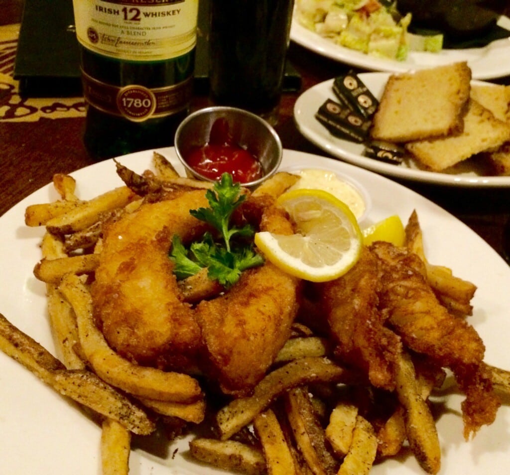 Irish House Beer Battered Fish and Chips with Soda Bread (Kristine Froeba)
