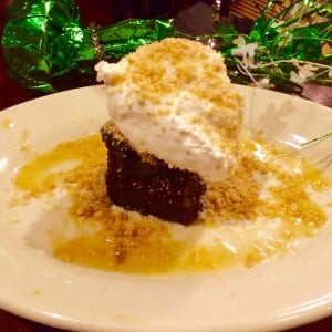 Irish House's Sticky Toffee Pudding and Cream