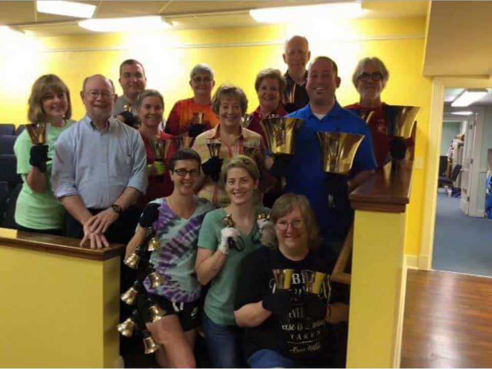 The Bayou Bell Choir (via https://m.facebook.com/St-Andrews-Handbell-Choir-901526643306513/)