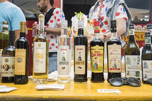Signature liquors were used in cocktails at Company Burger on Sunday. The event, Freret Street Sunday, included bars and restaurants up and down the street. (Zach Brien, UptownMessenger.com)